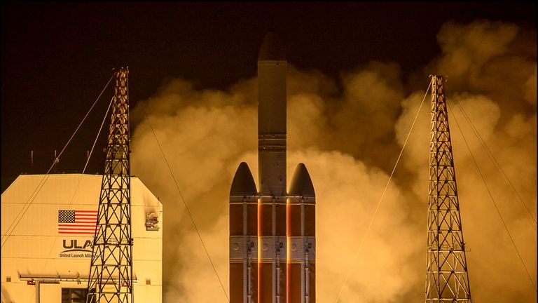 La photo du lancement de la NASA