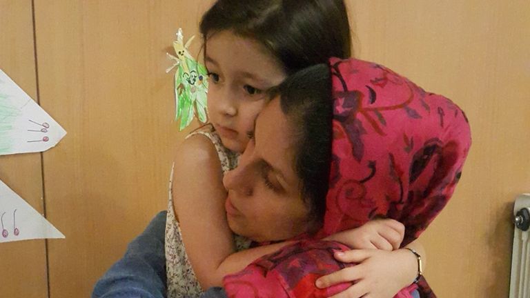 Nazanin-Zaghari Ratcliffe made a last-ditch appeal to spend more time with her daughter. Pic: @FreeNazanin