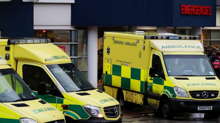 An angry note was left on an ambulance in Leicester