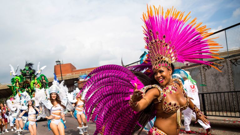 Notting Hill Carnival attracts around one million people annually