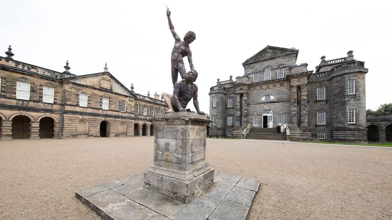 The bats were found in Seaton Delaval Hall in Northumberland