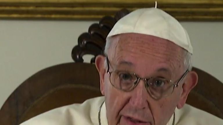 Pope Francis issues a video message ahead of his visit to Ireland