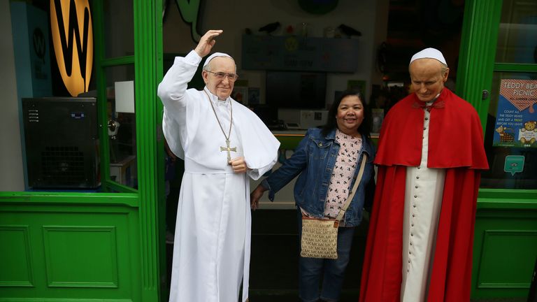 Pope Francis is due to begin a two-day visit to Ireland