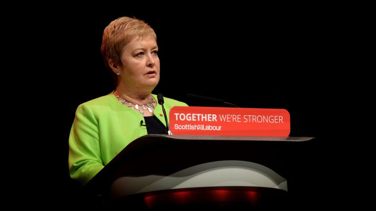 Rural Economy and Connectivity Spokesperson, Rhoda Grant, speaking on the second day of the Scottish Labour Party Conference at the Perth Concert Hall. PRESS ASSOCIATION Photo. PRESS ASSOCIATION Photo. Picture date: Saturday February 25, 2017. See PA story POLITICS Labour. Photo credit should read: Mark Runnacles/PA Wire
