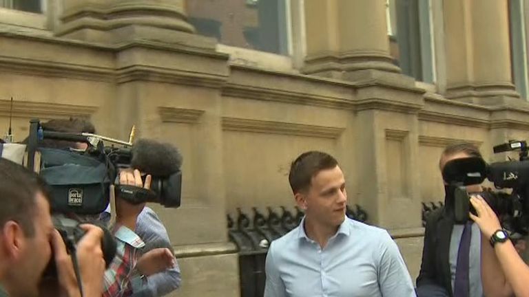 Ryan Hale not guilty of affray