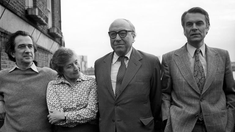 The &#39;gang of four&#39; former Labour cabinet ministers (L-R) Bill Rodgers, Shirley Williams, Roy Jenkins and David Owen