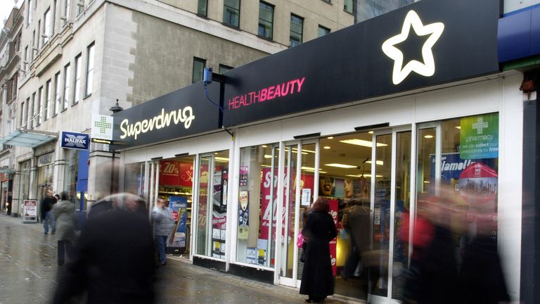 Superdrug will trial the procedures in its Strand store in London before rolling it out nationwide. File pic