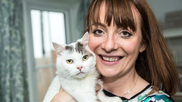 Theo saved Charlotte Dixon&#39;s life when she suffered a blood clot. Pic: Cats Protection
