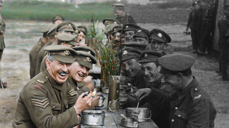 The film uses restored 100-year-old footage