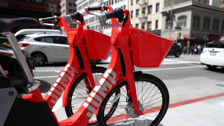 Jump bikes are currently available in eight US cities