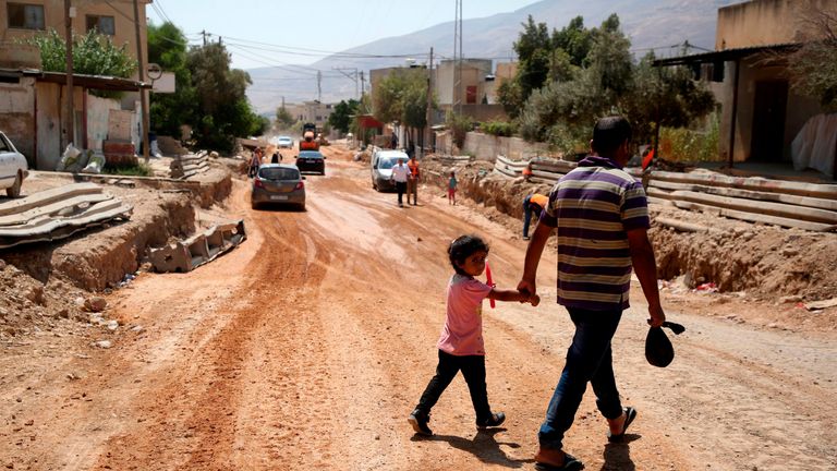 Renovations carried out after a USAID grant in the village of al Badhan, north of Nablus