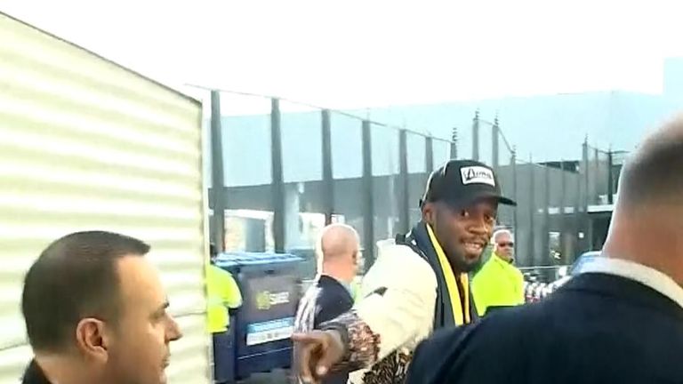 Usain Bolt arrives in Sydney ahead of teaming up with Central Coast Mariners