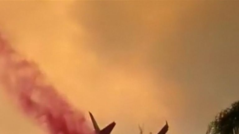 Crews battling the largest wildfire in California&#39;s history face a return of gusting winds and high temperatures that are expected to stoke a blaze that has burned an area nearly the size of Los Angeles.