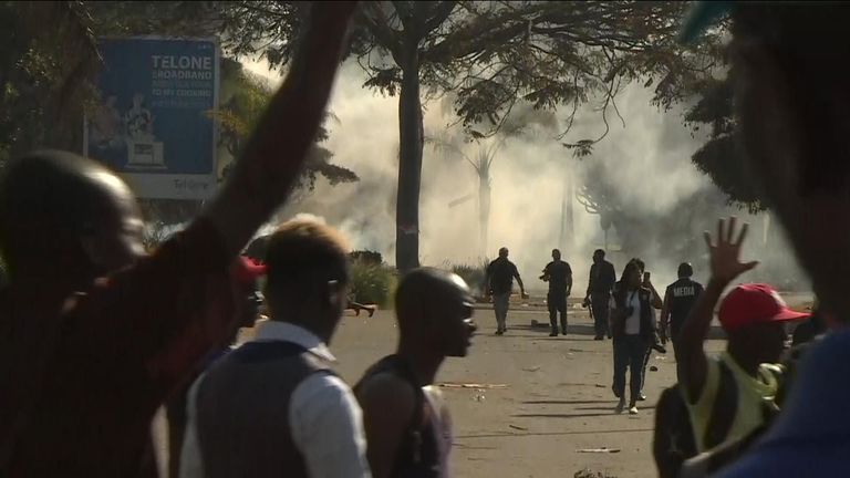 Appeal for calm as protests rage over results of Zimbabwe elections ...