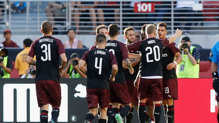 Ac Milan Barcelona Andre Silva Scores Injury Time Winner Ac Milan Barcelona Andre Silva Scores Injury Time Winner