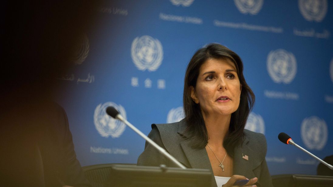 Trump Accepts Resignation Of Un Ambassador Nikki Haley