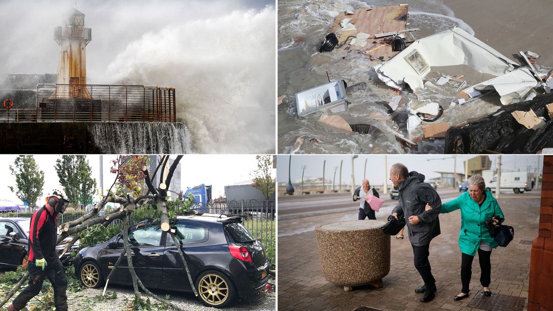Ireland, northern Ireland, Scotland and northeast England was hit hard by Storm Ali