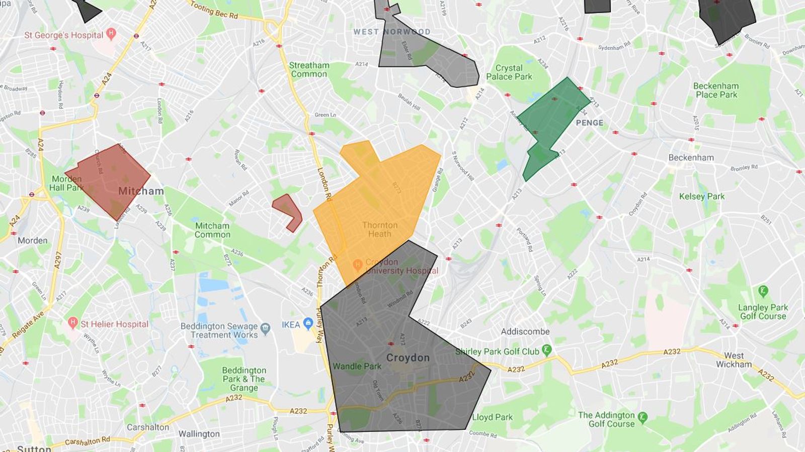 London map 'shows territories of dozens of gangs' | UK News | Sky News