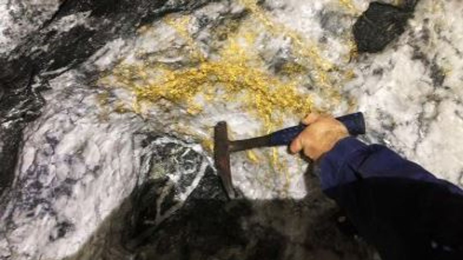 Massive Gold Encrusted Rocks Worth Millions Found In Australia World   Skynews Gold Nuggetws Australia 4417060 