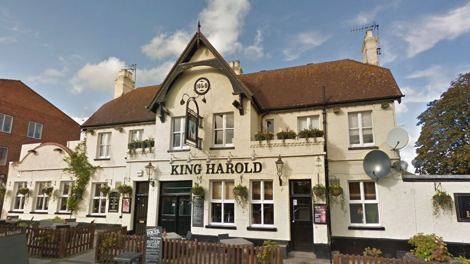 Sevenyearold boy dies after falling from wall at pub in east London