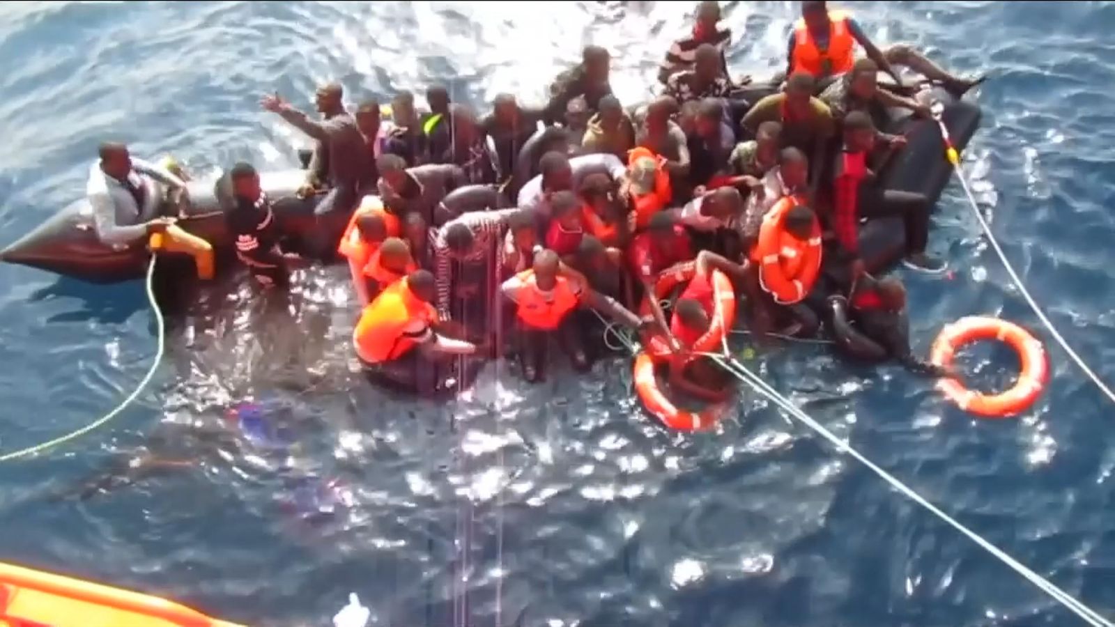 Survivors fear 170 migrants may be dead after two Mediterranean dinghy ...