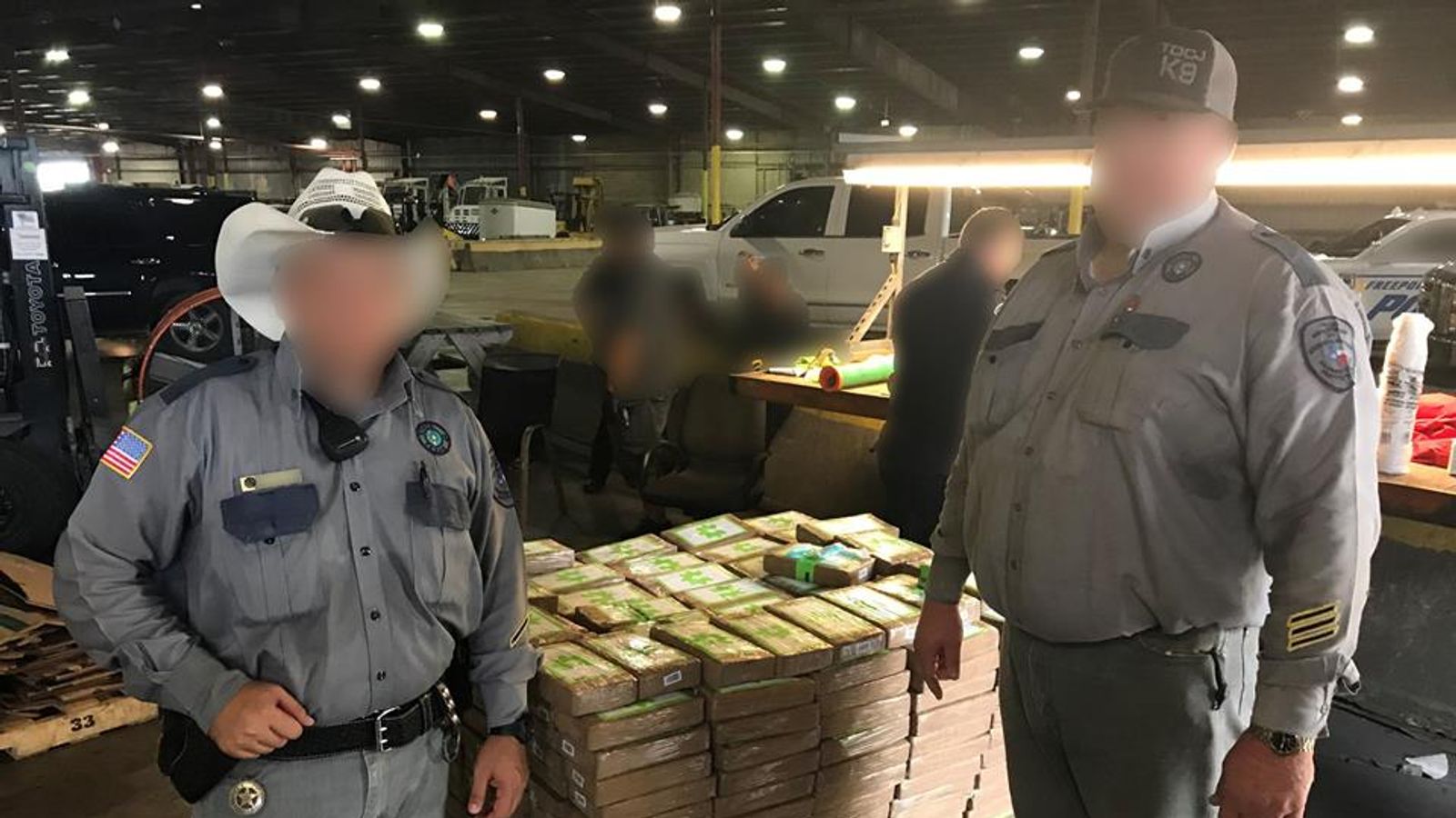 Nearly 18m of cocaine seized in donated boxes of bananas in Texas US