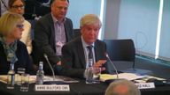 BBC Director General Lord Hall and BBC Deputy Director General Anne Bulford giving evidence 