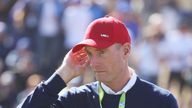 Jim Furyk during singles matches of the 2018 Ryder Cup at Le Golf National on September 30, 2018 in Paris, France.