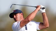 Team USA&#39;s Brooks Koepka during the Foursomes match on day two of the Ryder Cup at Le Golf National, Saint-Quentin-en-Yvelines, Paris. 