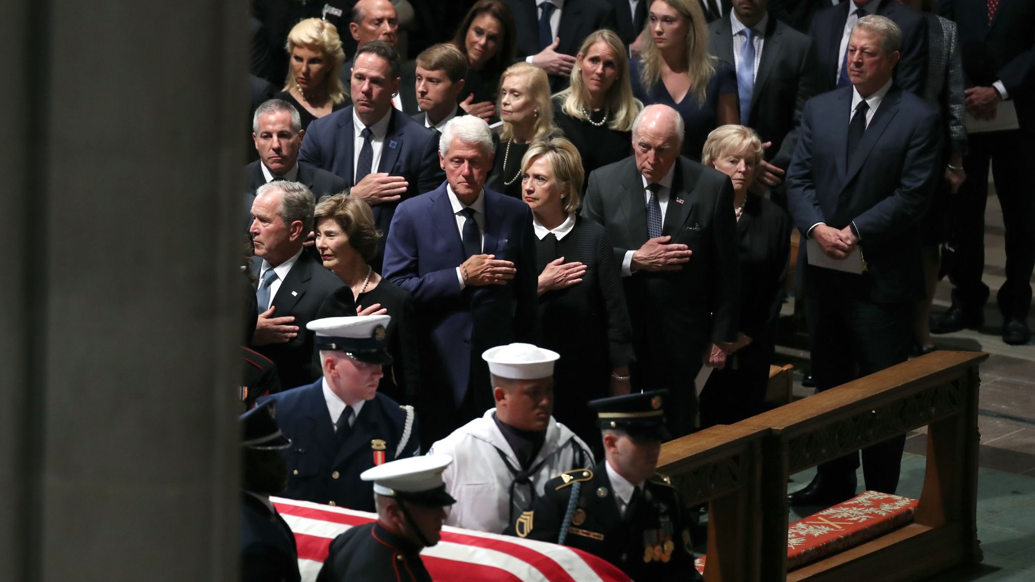 Джон Маккейн похороны