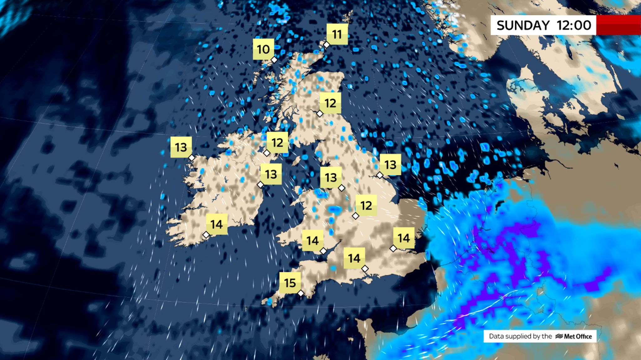 Flood warning as heavy rain forecast for UK | Weather News | Sky News