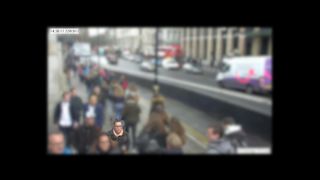 Andreea Cristea on CCTV crossing the bridge in the moments before her death