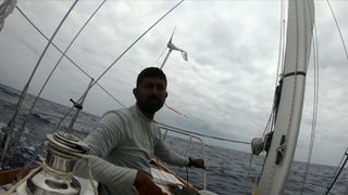 Indian sailor stranded on yacht