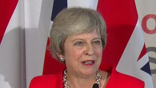 Theresa May reiterates that her proposals for Brexit are the only credible ones on the table