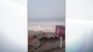 Tsunami hits Palu in Indonesia