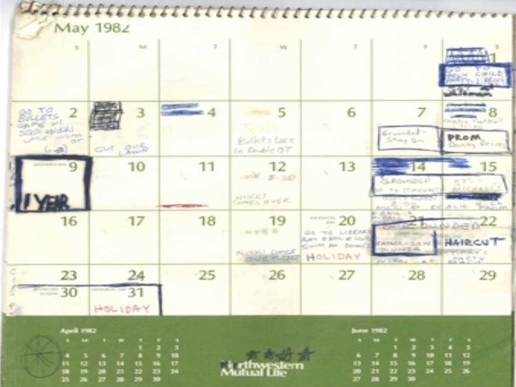 Brett Kavanaugh shares 1982 calendar pages with Senate judiciary committee