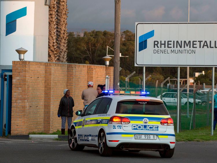 Eight killed in munitions depot blast in South Africa