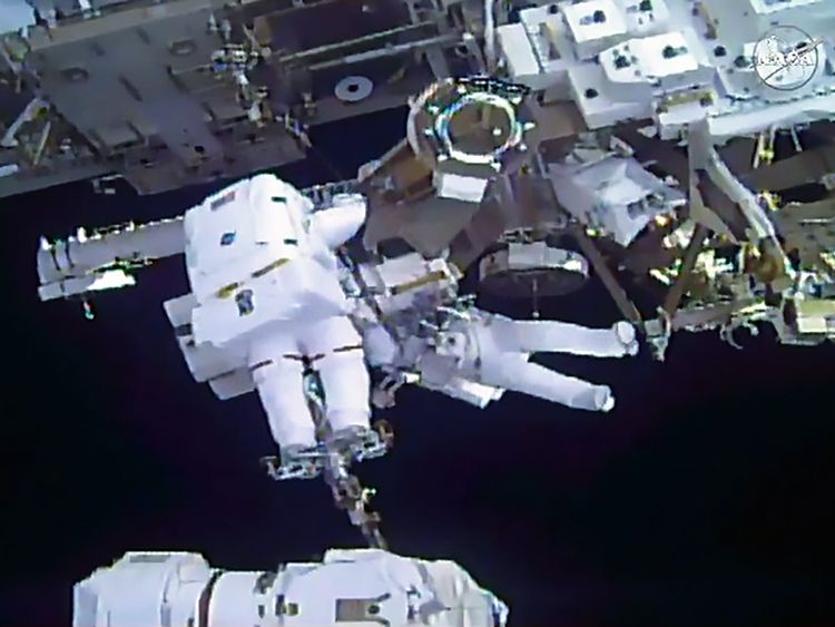 The International Space Station could be damaged by debris