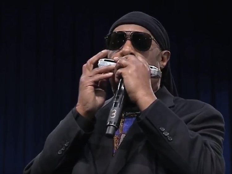 Stevie Wonder closed the tributes to Aretha Franklin