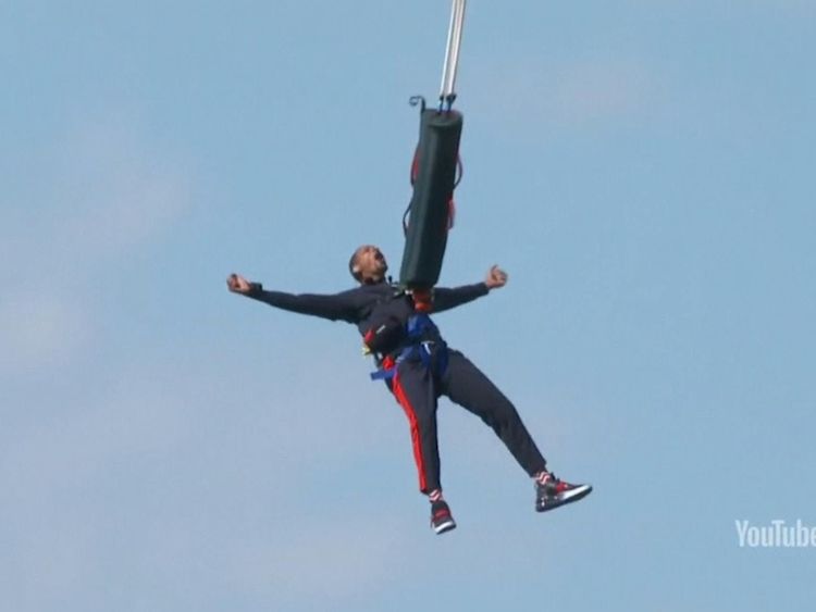 Will Smith did the jump for his 50th birthday