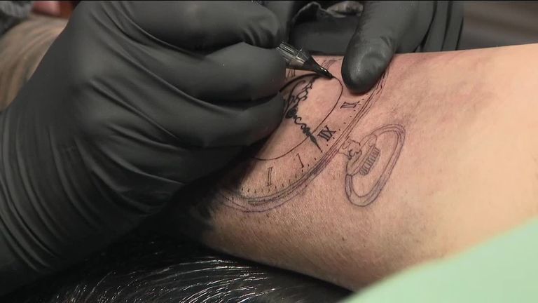 Tattoo artists are struggling as coloured tattoo ink is banned in the EU