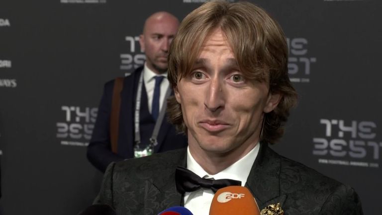 Luka Modric wins FIFA award for best men's player ...