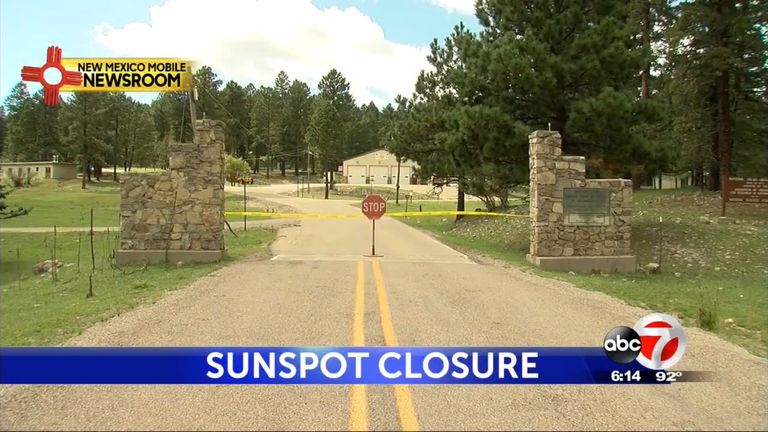 The entrance to the National Solar Observatory. Pic: ABC7 KVIA