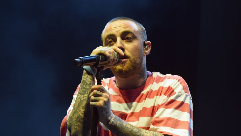 LOS ANGELES, CA - OCTOBER 28: Mac Miller performs on Camp Stage during day 1 of Camp Flog Gnaw Carnival 2017 at Exposition Park on October 28, 2017 in Los Angeles, California. (Photo by Kevin Winter/Getty Images)