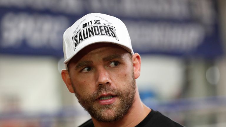 Billy Joe Saunders is due to fight next on 20 October in Boston