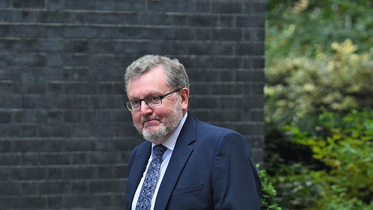 Scottish Secretary, David Mundell, arrives in Downing Street
