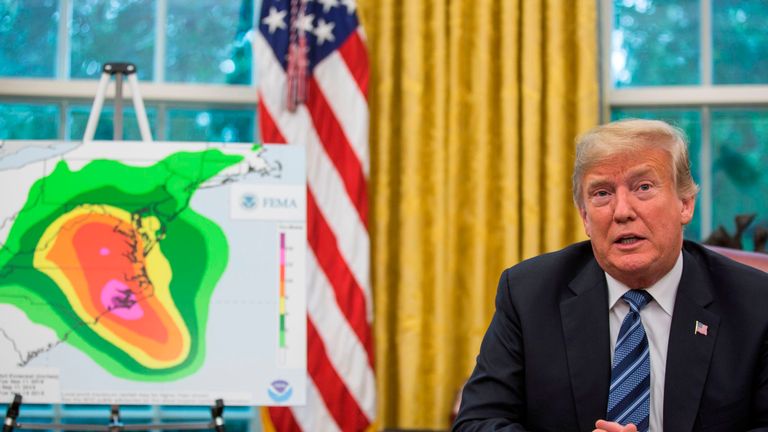 Donald Trump says the government is ready to assist when required