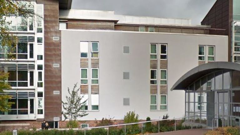 Forensic teams are surveying the immediate area where the bones were discovered