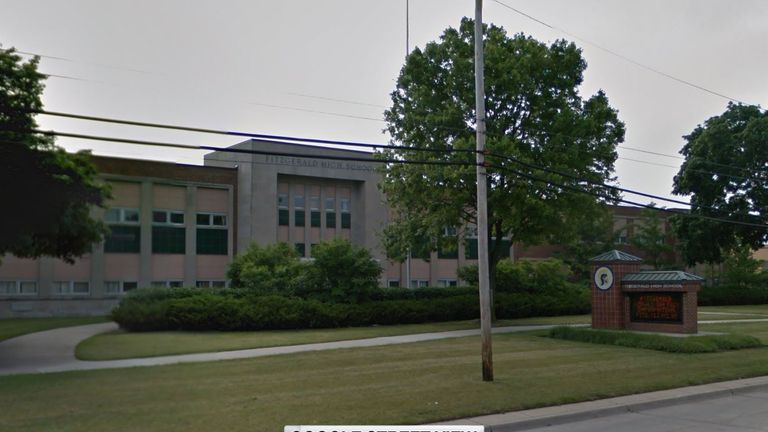 Fitzgerald High School is in the suburbs of Detroit, Michigan