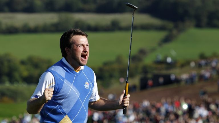 Graeme McDowell was the man of the moment when Europe won the cup in 2010